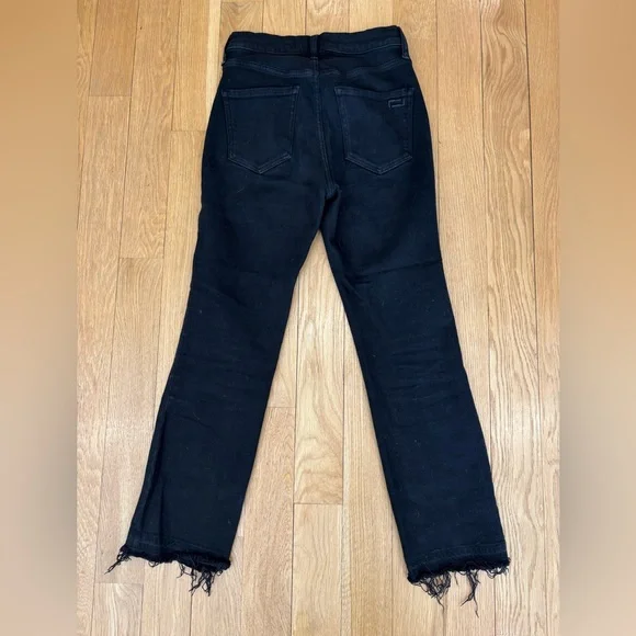 AYR The Rocker Jean in Magnetic Black Wash 27 - Picture 3 of 6